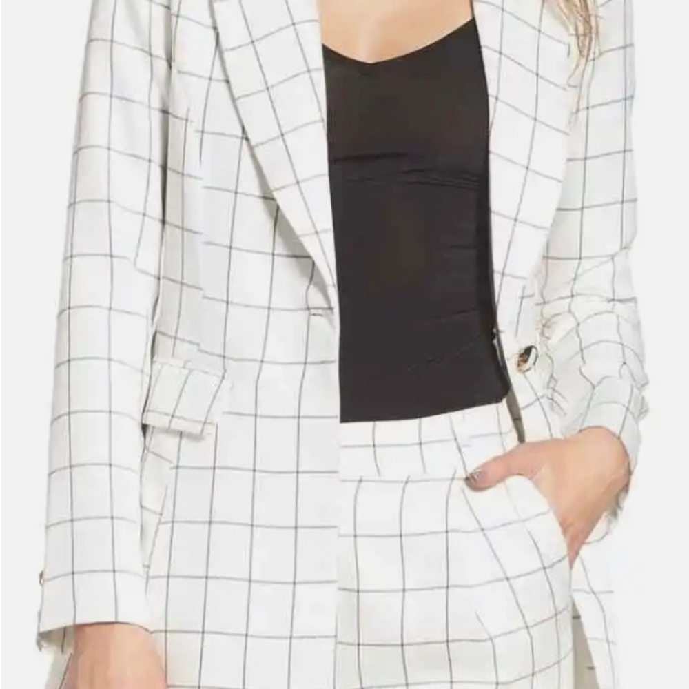 Chriselle X J.o.a. Plaid Blazer Size S L43511. Met Gala inspired!! - Picture 2 of 7